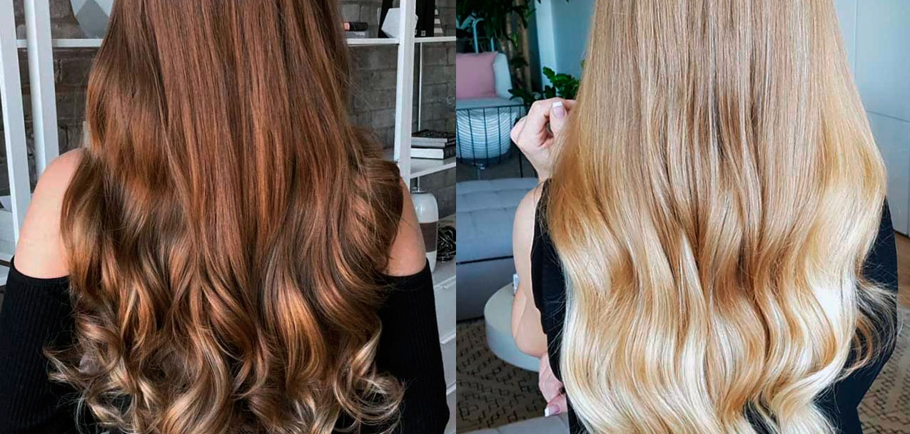 Balayage coloring